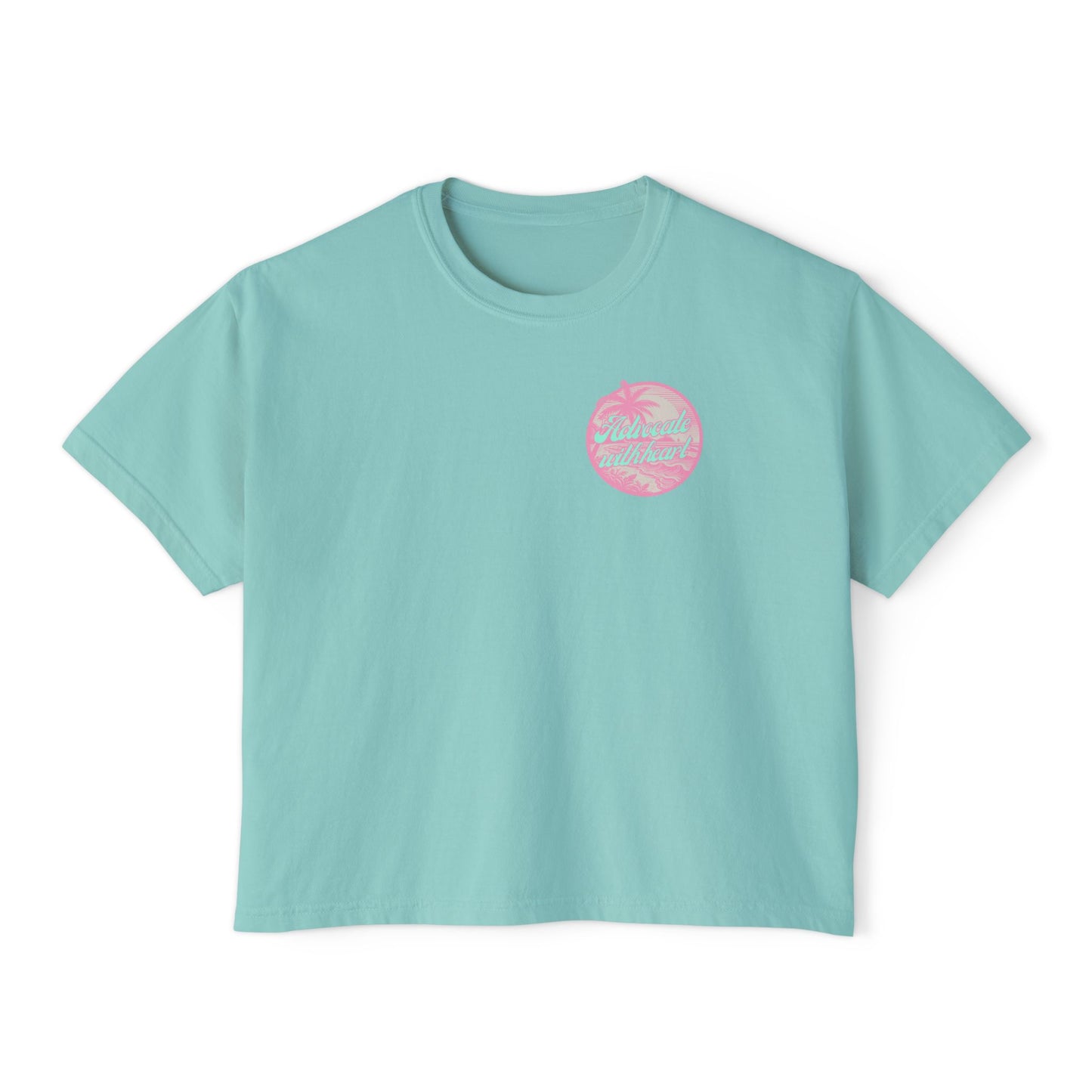 Sweet Mom Salty Advocate Beach Boxy Tee